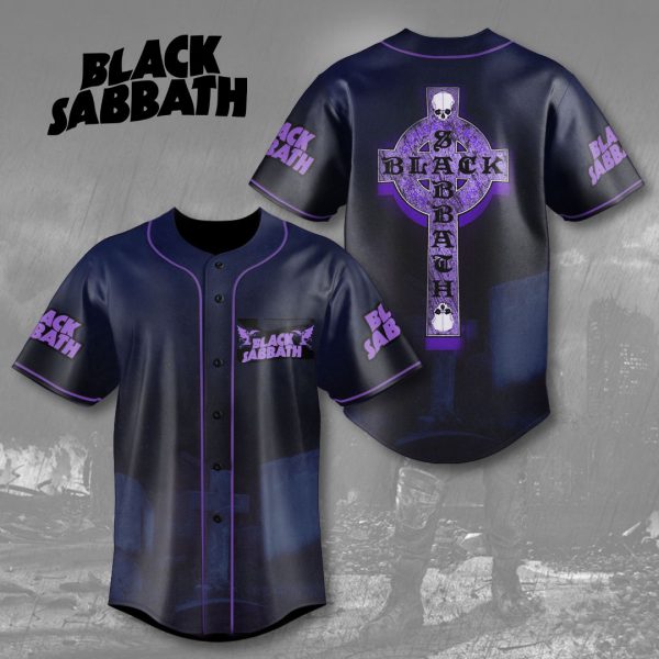 Black Sabbath Baseball Jersey - NGHIAVT 1587