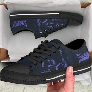 Black Sabbath Low Top Canvas Shoes - ANHNV 4155