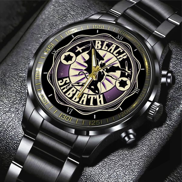 Black Sabbath Black Stainless Steel Watch - GNE 372