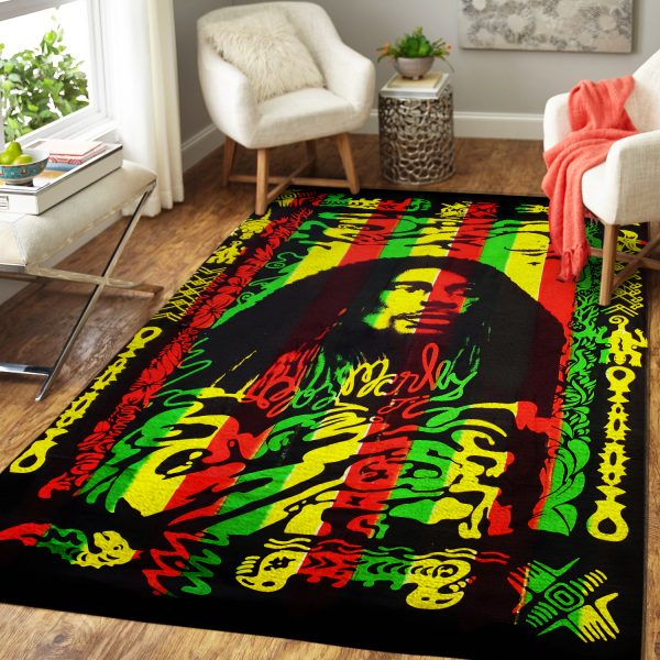 Bob Marley Rectangular Rug - HUANNM 4456