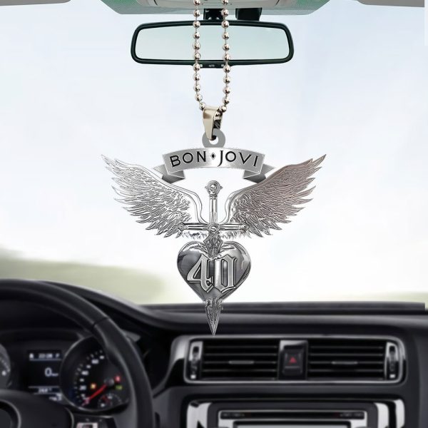 Bon Jovi Custom Shape 2-sided Acrylic Car Ornament - TANTN 6038