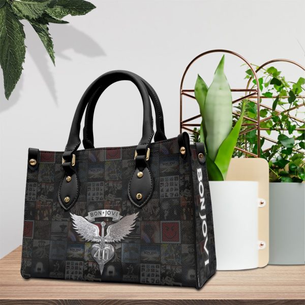 Bon Jovi Leather HandBag - TANTN 6039