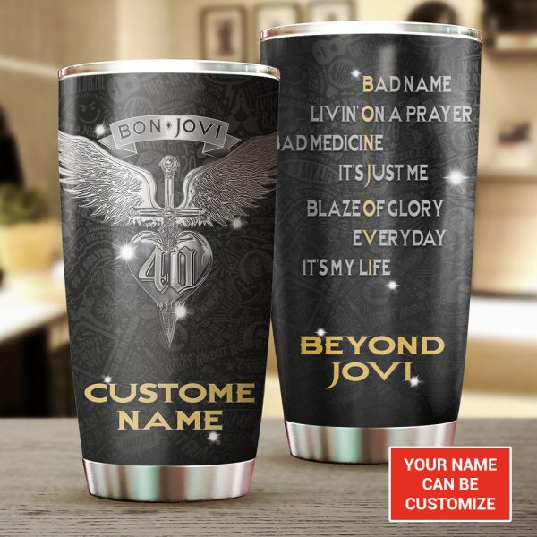 Personalized Bon Jovi Tumbler Cup - TANTN 6041