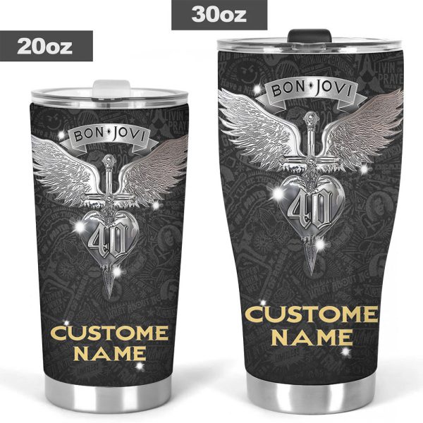 Personalized Bon Jovi Tumbler Cup - TANTN 6041