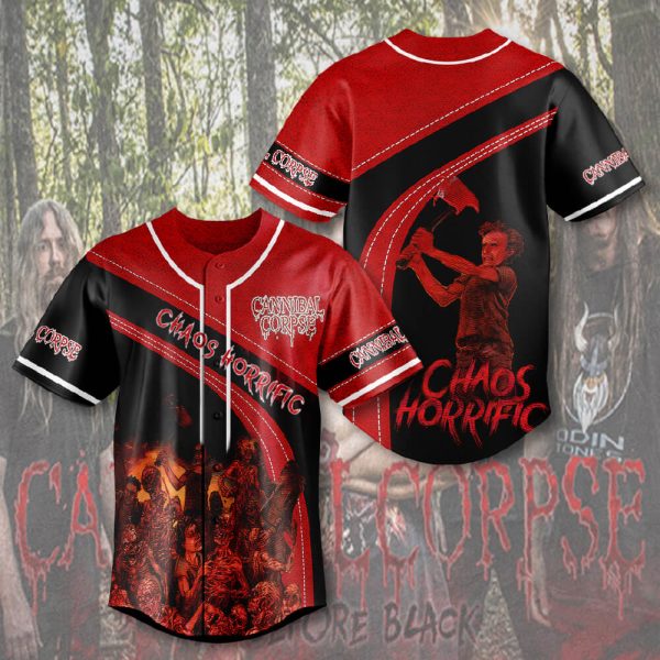 Cannibal Corpse Baseball Jersey - HUANNM 326