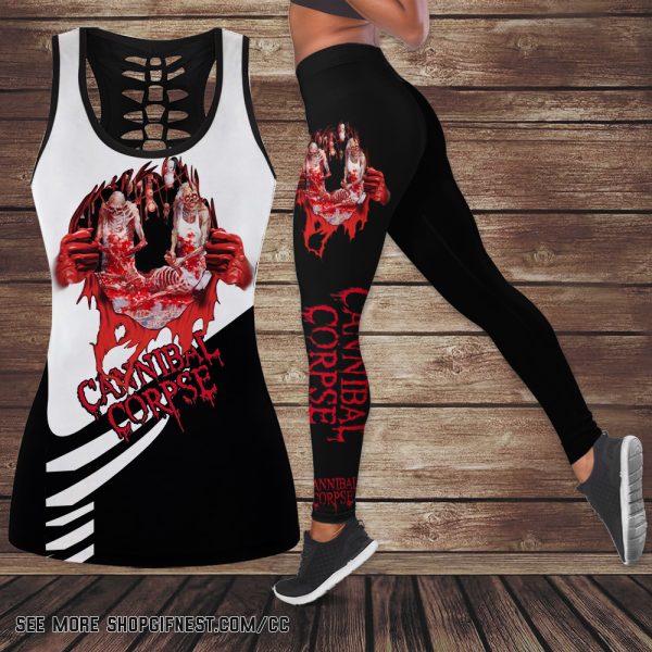 Cannibal Corpse Hollow Tank Top Leggings - HUANNM 724