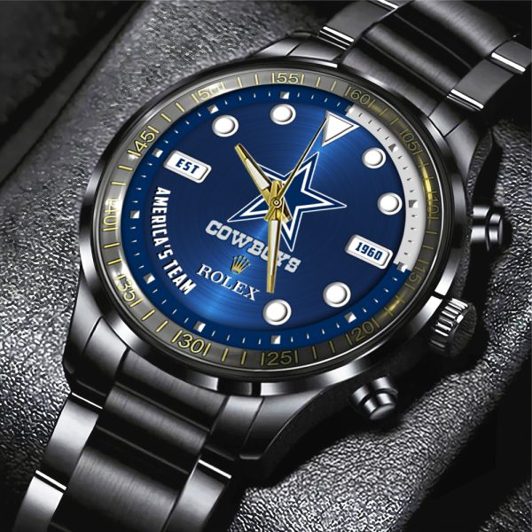 Dallas Cowboys x Rolex Black Stainless Steel Watch - MAITM 6422