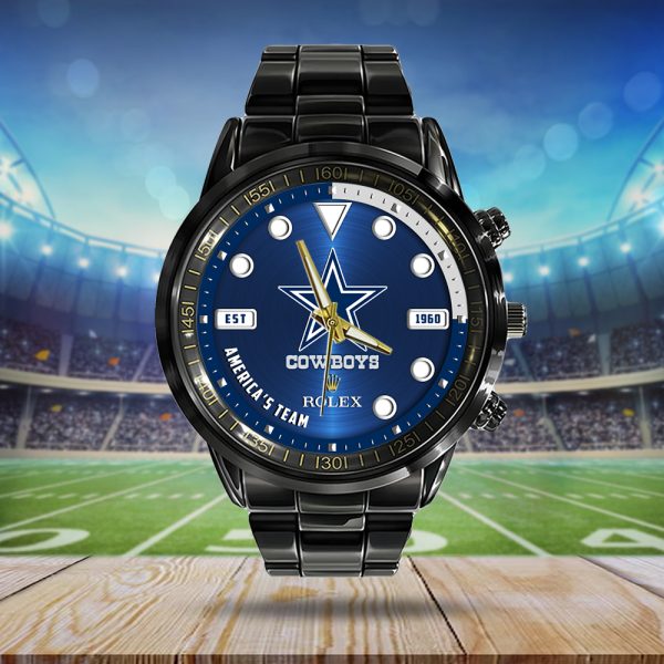 Dallas Cowboys x Rolex Black Stainless Steel Watch - MAITM 6422