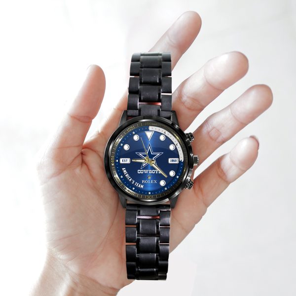 Dallas Cowboys x Rolex Black Stainless Steel Watch - MAITM 6422