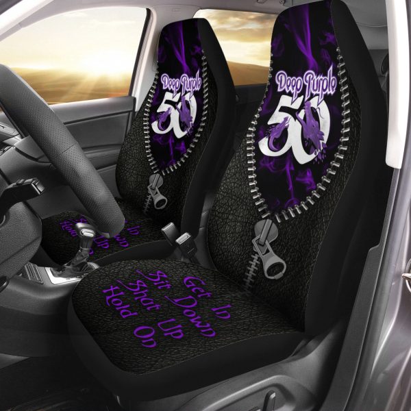 Deep Purple 2PCS Car Seat Cover - ANHNV 4299