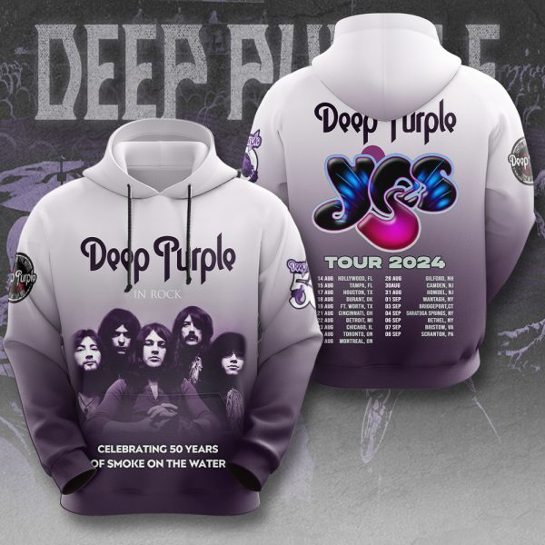 Deep Purple 3D Apparel - HUANNM 4708