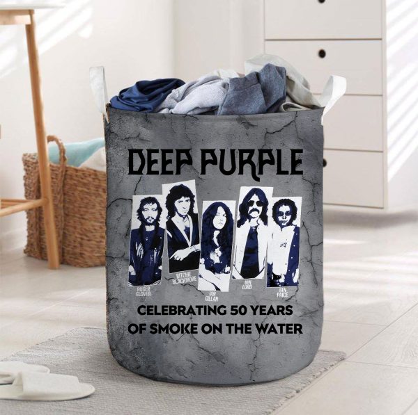 Deep Purple Laundry Basket - HUANNM 4763