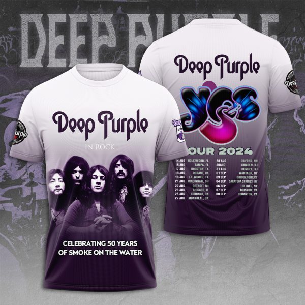 Deep Purple 3D Apparel - HUANNM 4708