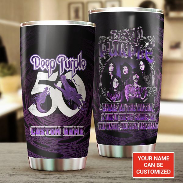 Personalized Deep Purple Tumbler Cup - TANTN 6108