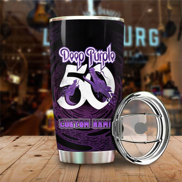 Personalized Deep Purple Tumbler Cup - TANTN 6108