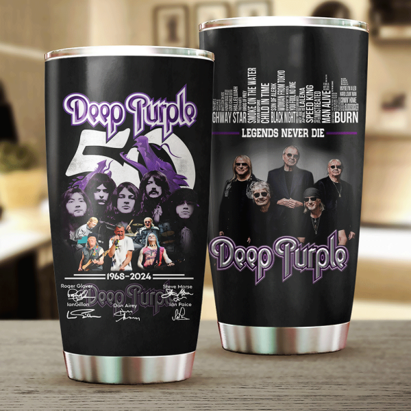 Deep Purple Tumbler Cup - HUANNM 4861