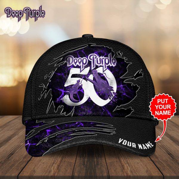 Personalized Deep Purple Classic Cap - TANTN 5831