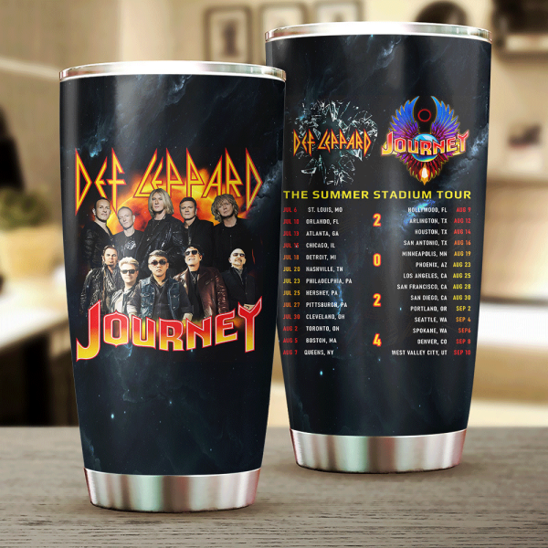 Def Leppard x Journey Tumbler Cup - HUANNM 4864