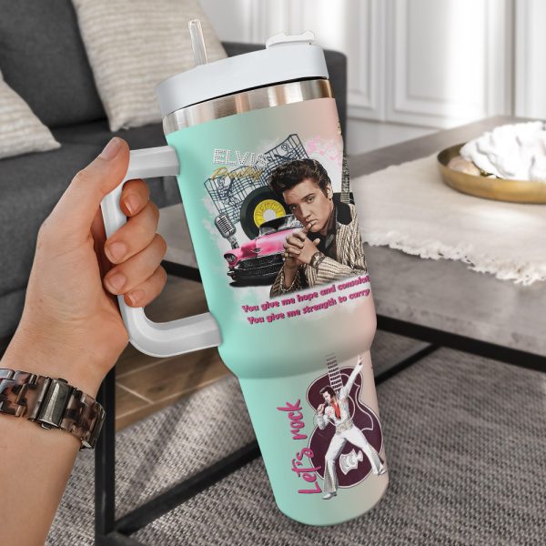 Elvis Presley 40oz Stanley Tumbler - HUANNM 4417