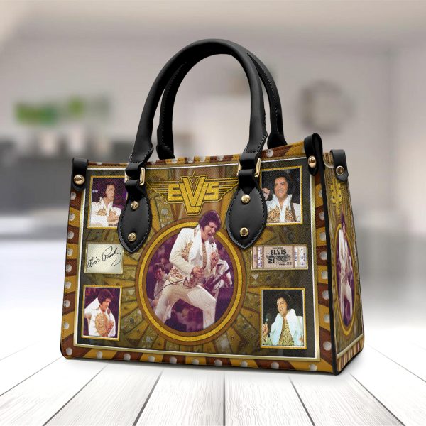 Elvis Presley Leather HandBag - HUANNM 4648