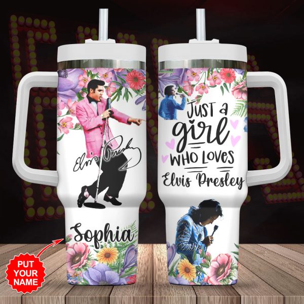 Personalized Elvis Presley 40oz Stanley Tumbler - MAITM 6272