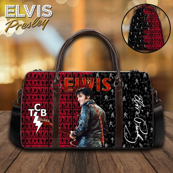 Elvis Presley Leather Duffle Bag - HOAT 4753