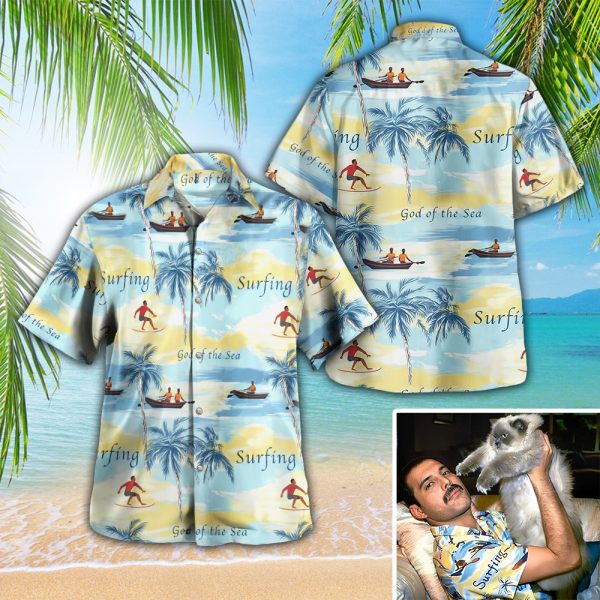 Freddie Mercury 3D Hawaii Shirt - MAITM 6562