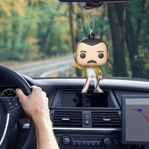 Freddie Mercury Custom Shape 2-sided Acrylic Car Ornament - MAITM 6607