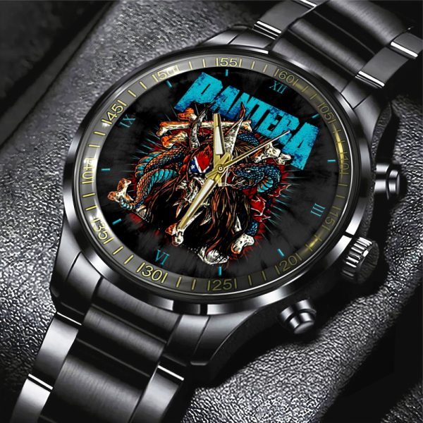 Pantera Black Stainless Steel Watch - GNE 226