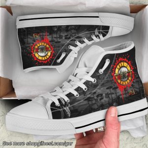 Guns N’ Roses High Top Canvas Shoes - HUANNM 1145