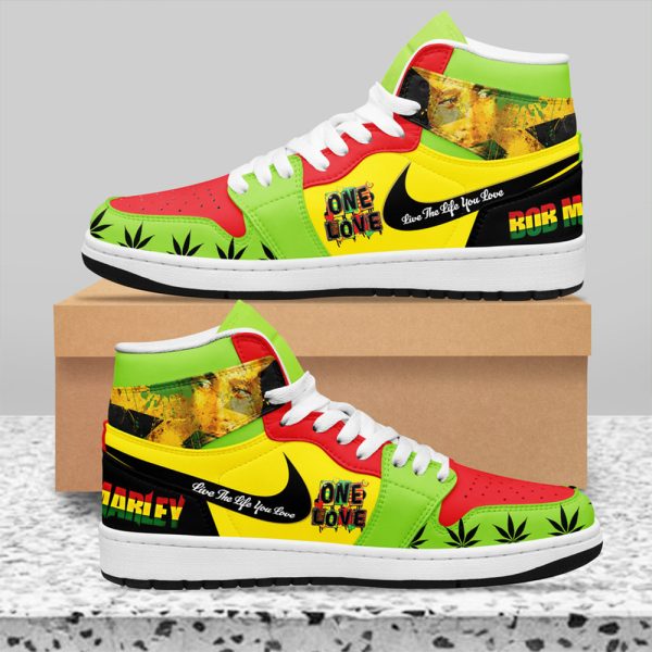 Bob Marley AJ 1 Sneaker - HUANNM 4082