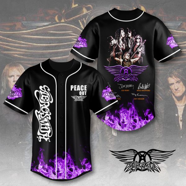 Aerosmith Baseball Jersey - HUANNM 4783