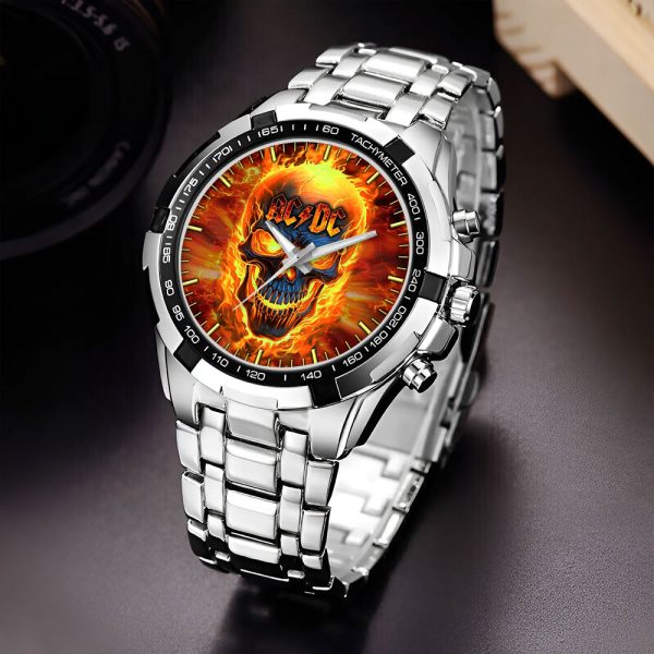 Rock Music Alloy Quartz Watch - HUANNM 4890