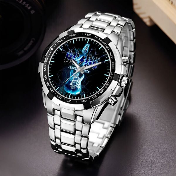 Rock Music Alloy Quartz Watch - HUANNM 4891