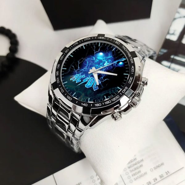 Rock Music Alloy Quartz Watch - HUANNM 4892