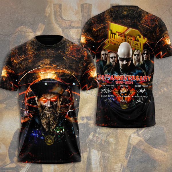 Judas Priest 3D Apparel - HUANNM 2563