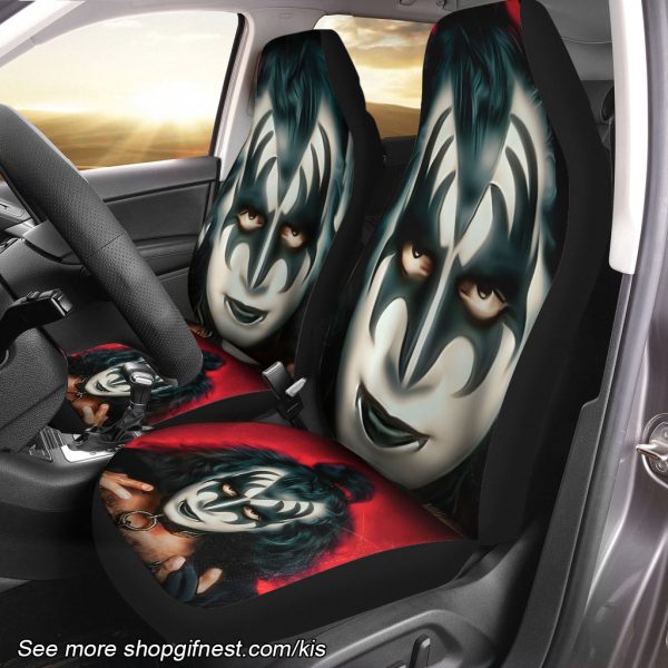Kiss Band 2PCS Car Seat Cover - HUANNM 1050