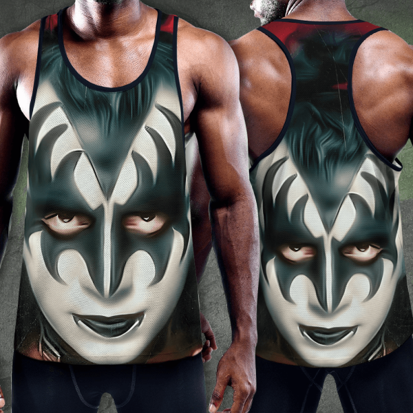 Kiss Band Y-Back Muscle Tank Top - HUANNM 354.2