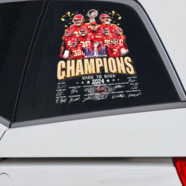Kansas City Chiefs 3D Decal - HUANNM 3931