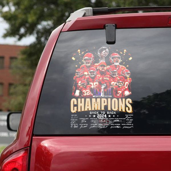 Kansas City Chiefs 3D Decal - HUANNM 3931