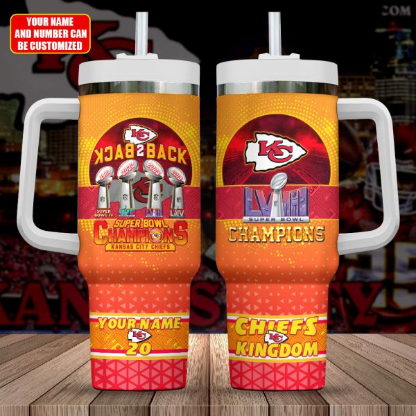 Personalized Kansas City Chiefs 40oz Stanley Tumbler - HUANNM 3874