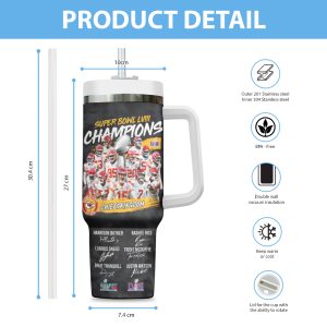 Kansas City Chiefs 40oz Stanley Tumbler - HUANNM 4381