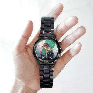 Mercedes-AMG Petronas F1 x Lewis Hamilton Black Stainless Steel Watch - HOATT 4636