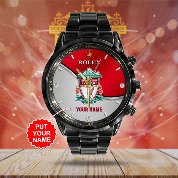 Personalized Liverpool FC x Rolex Black Stainless Steel Watch - MAITM 6467