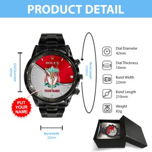 Personalized Liverpool FC x Rolex Black Stainless Steel Watch - MAITM 6467