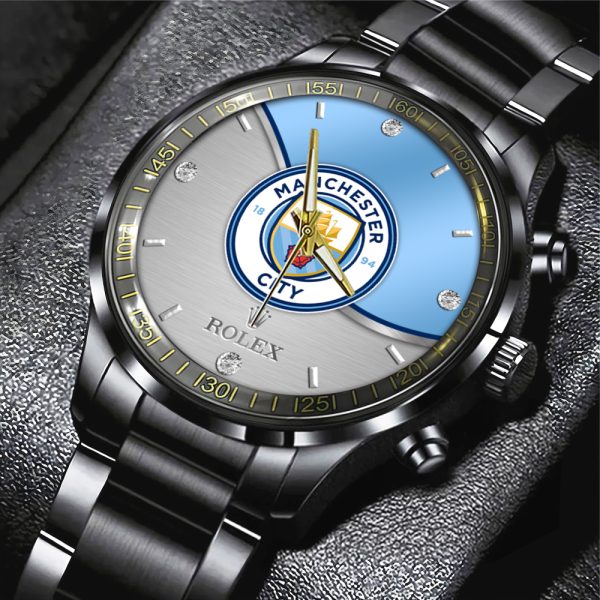 Manchester City x Rolex Black Stainless Steel Watch - MAITM 6416