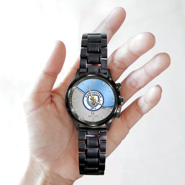 Manchester City x Rolex Black Stainless Steel Watch - MAITM 6416