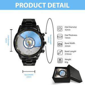 Manchester City x Rolex Black Stainless Steel Watch - MAITM 6416