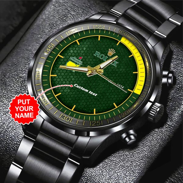 Golf Personalized Masters Tournament x Rolex Black Stainless Steel Watch - MAITM 6434