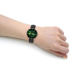 Golf Masters Tournament TITL Black Stitched Leather Watch - MAITM 6415